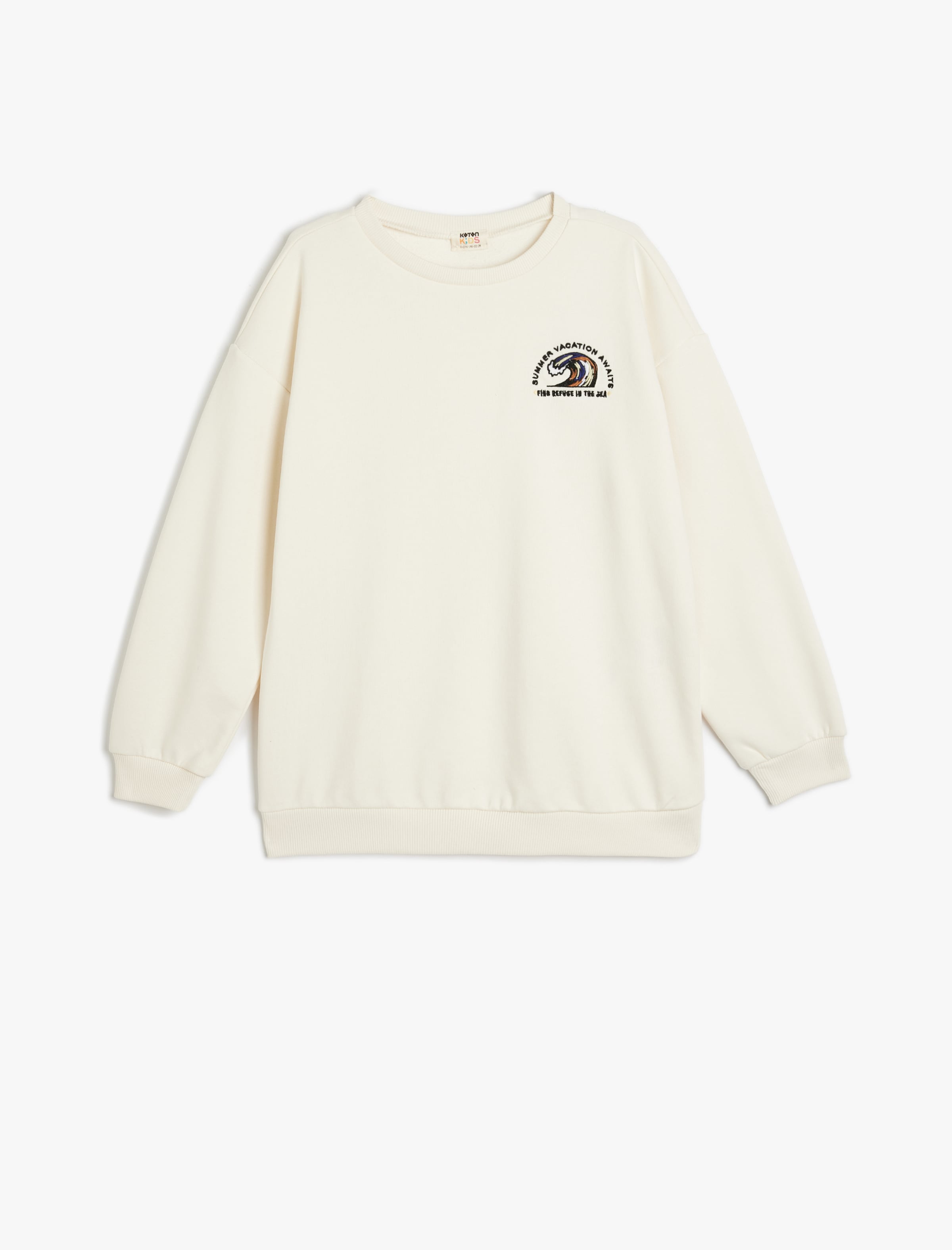 Koton Sweatshirt in White: front