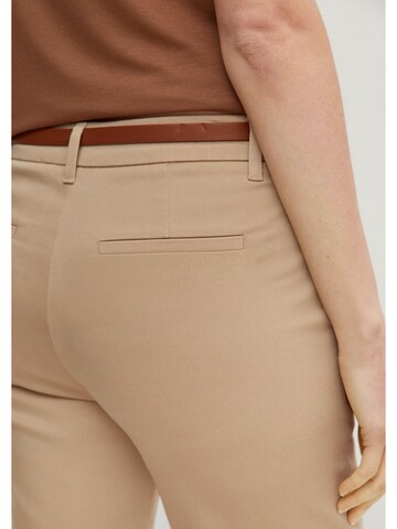 Coupe slim Pantalon chino COMMA en beige