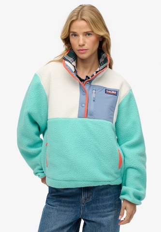 Pull-over Superdry en vert : devant