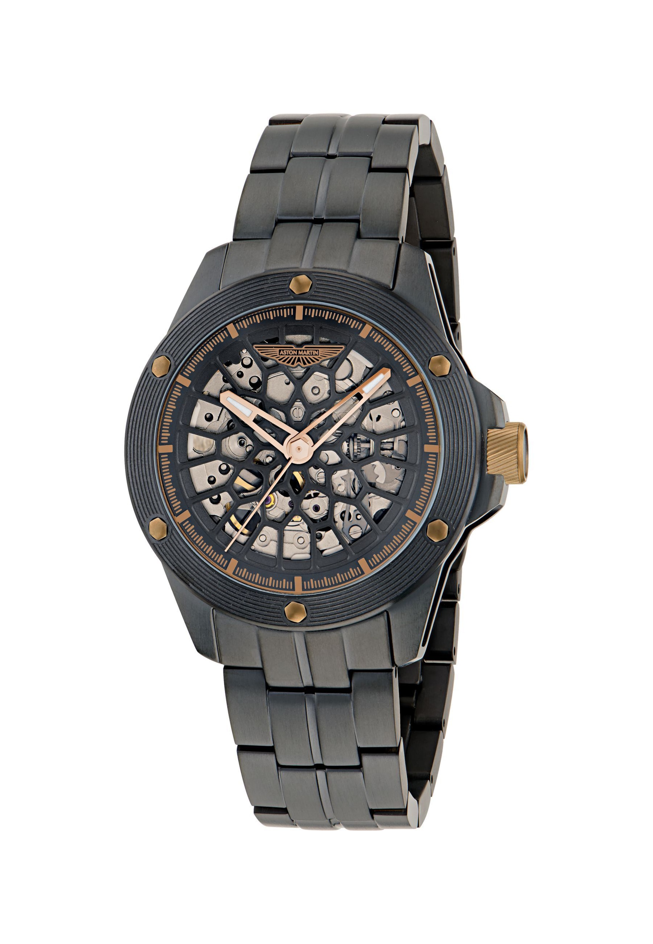 Montre à affichage analogique 'Rim' Aston Martin en noir : devant