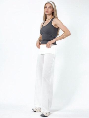 Loosefit Pantaloni di Busem in grigio