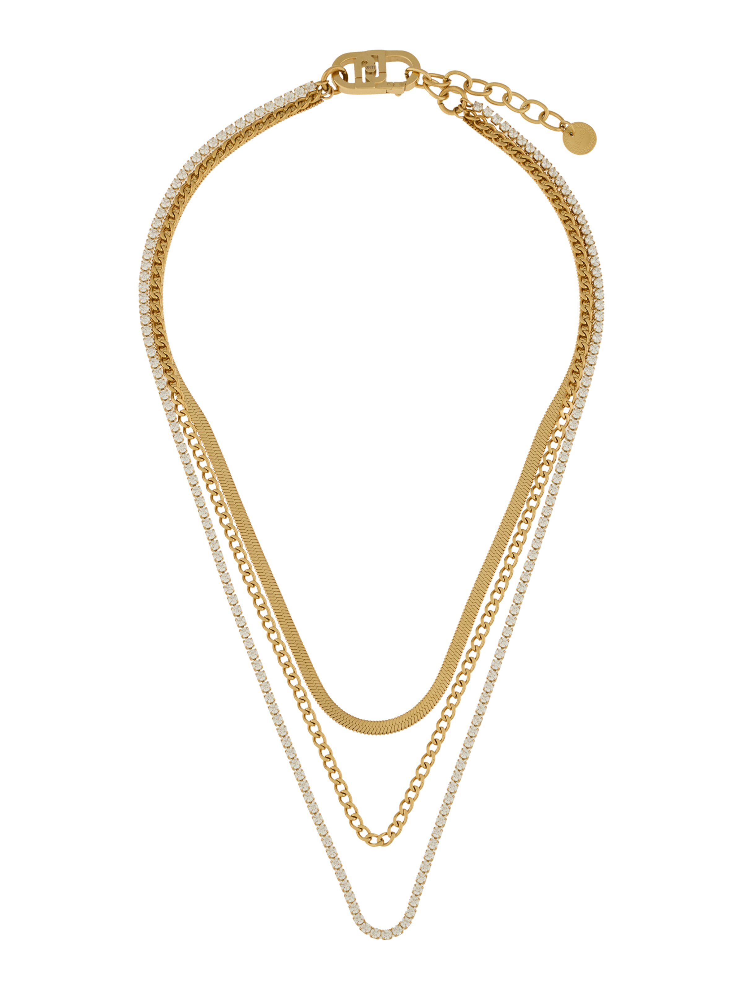 Liu Jo Kette in gold / transparent, Produktansicht