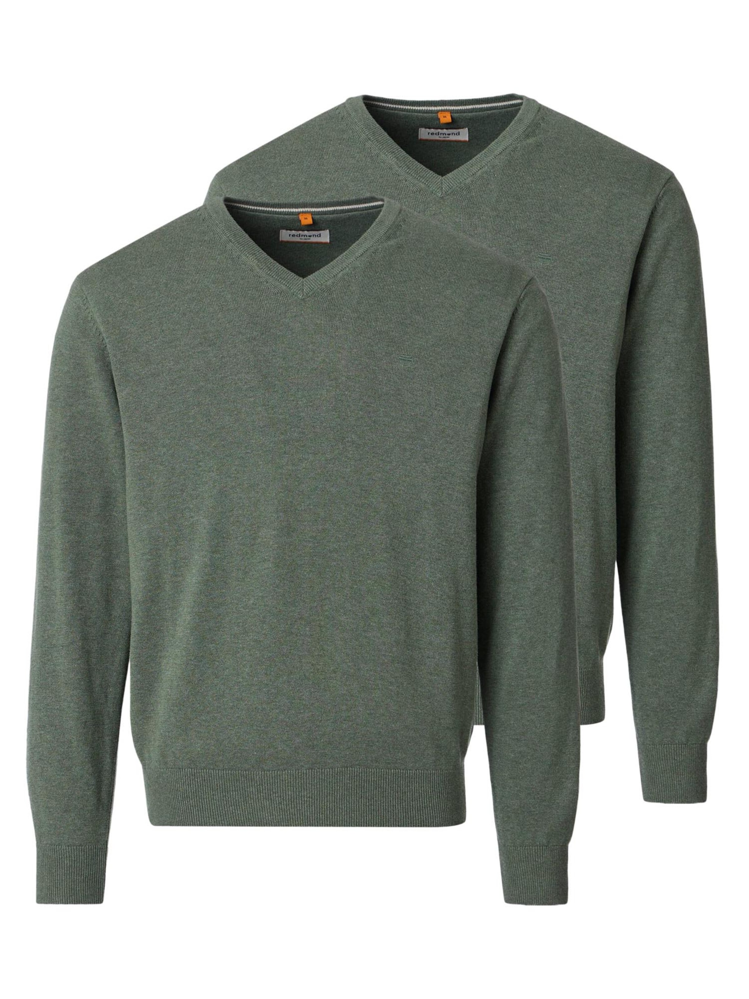redmond Sweater 'Basic' in Green: front