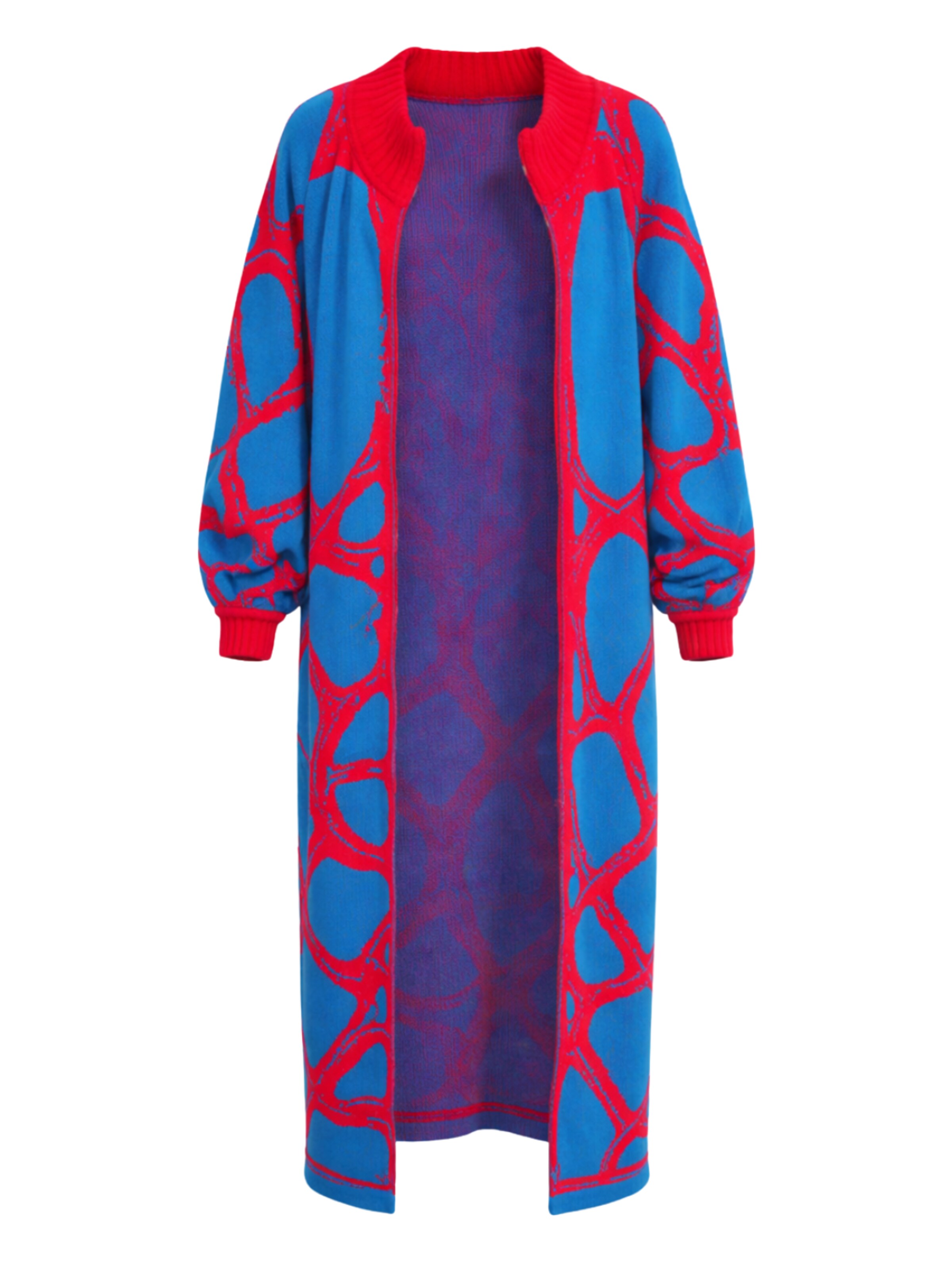 Csillag Zsuzsi - Abrigo de punto 'Bohemia' en Mezcla de colores: frente