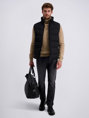 PIERRE CARDIN Weste in Schwarz