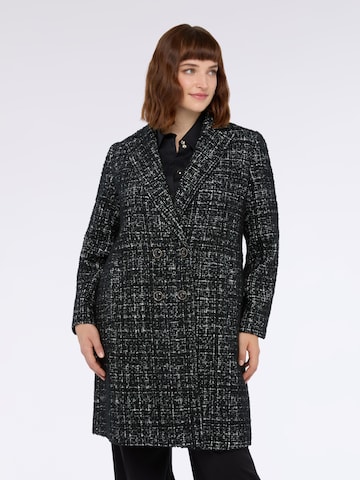 Fiorella Rubino - Abrigo de invierno en negro: frente
