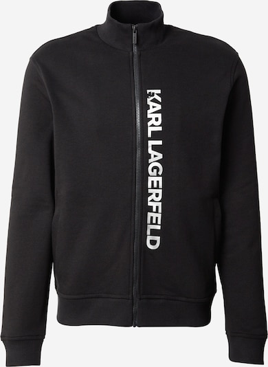 Karl Lagerfeld Gornji dio trenirke u crna / bijela, Pregled proizvoda