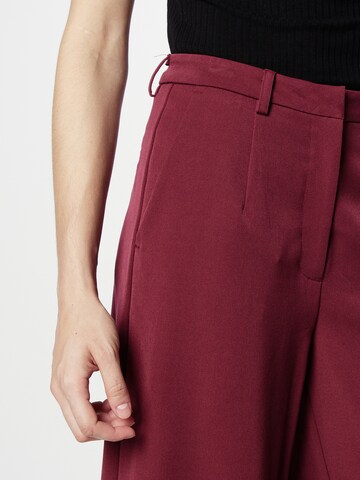 minimum Wide leg Bandplooibroek in Rood