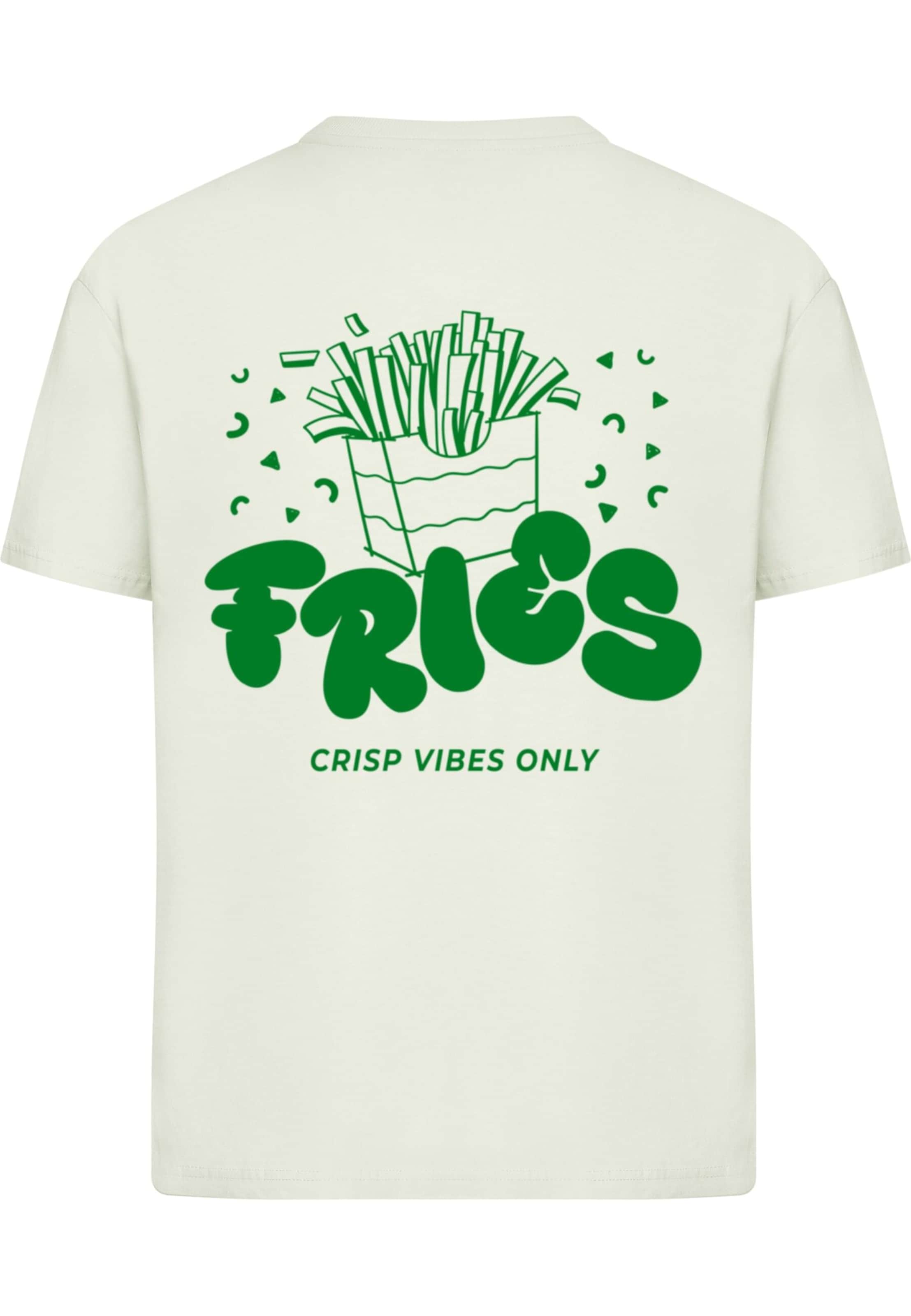 Merchcode - Camiseta 'Fries' en verde
