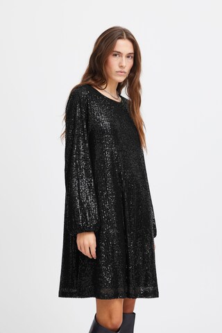 ICHI Shirt dress 'FAUCI' in Black: front