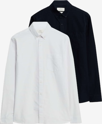 Regular fit Camicia di Marks & Spencer in blu: frontale