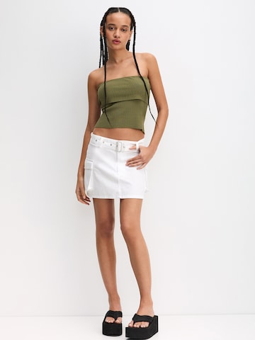 Pull&Bear Skirt in White