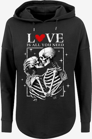 Sweat-shirt 'Love Is All You Need' F4NT4STIC en noir : devant