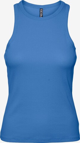 Top 'RUKA' di PIECES in blu: frontale