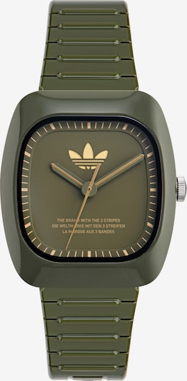 ADIDAS ORIGINALS Uhr  'Retro Wave Two ' in gold / grün, Produktansicht