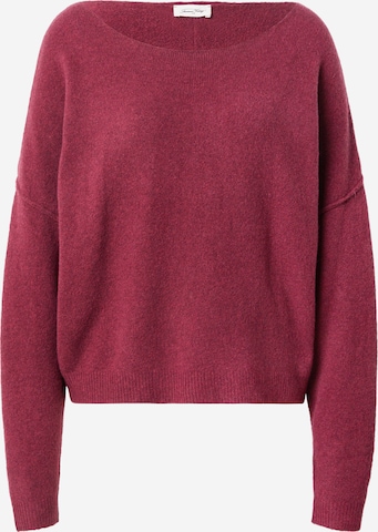 Pull-over 'Damsville' AMERICAN VINTAGE en rouge : devant