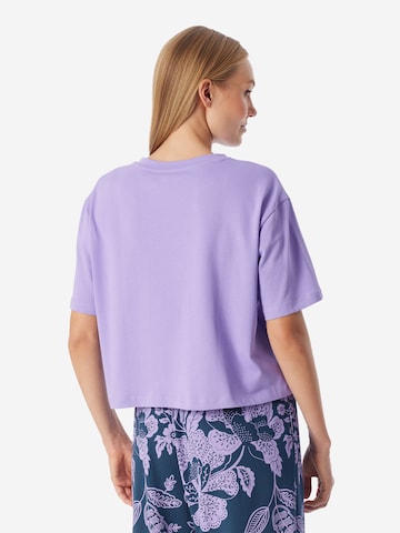 Chemise de nuit ' Mix & Relax ' SCHIESSER en violet