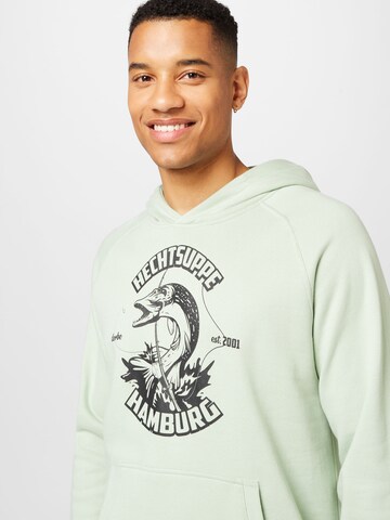 Sweat-shirt 'Hechtsuppe' Derbe en vert