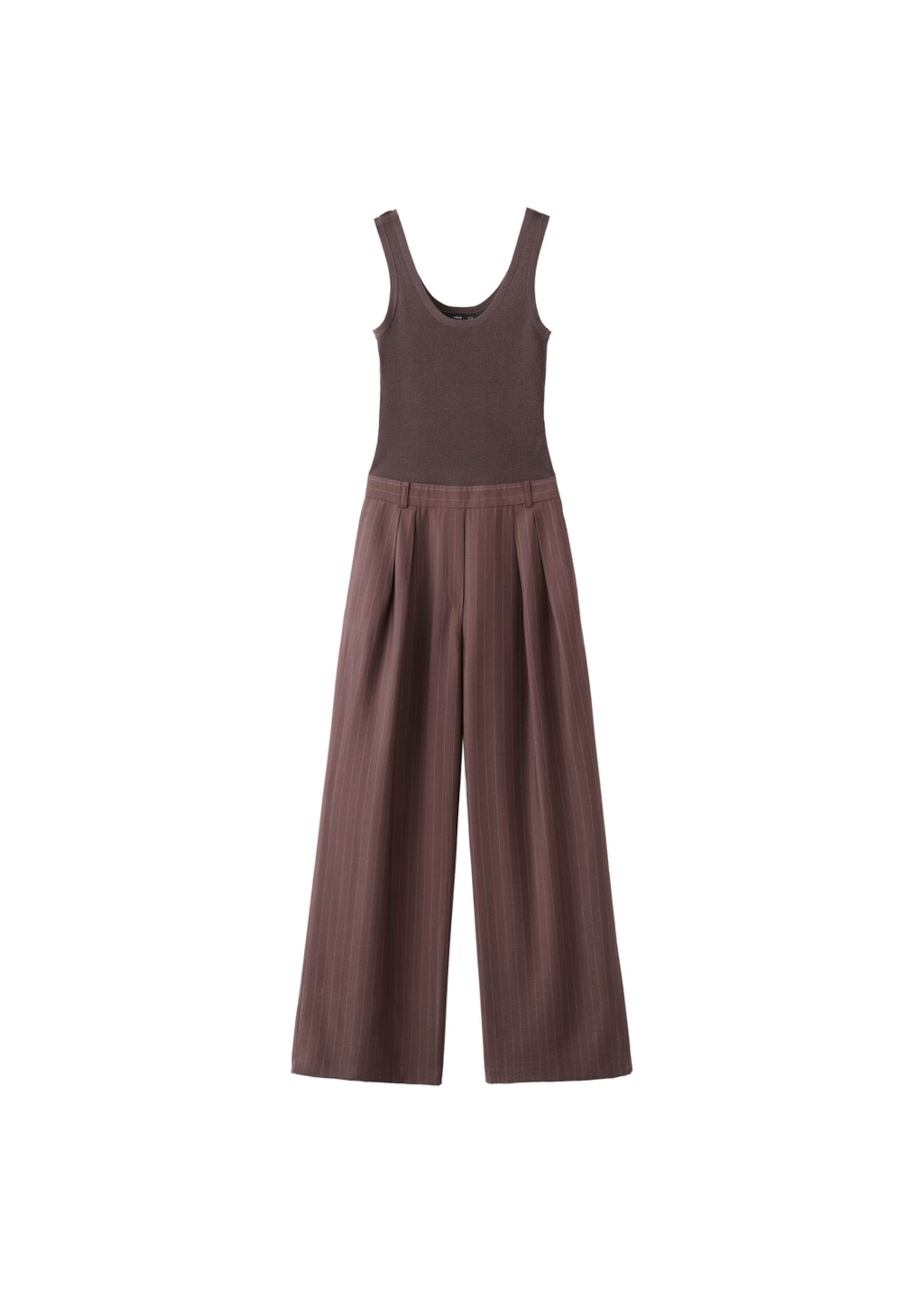 MANGO Jumpsuit 'Gigi' in dunkelbraun, Produktansicht