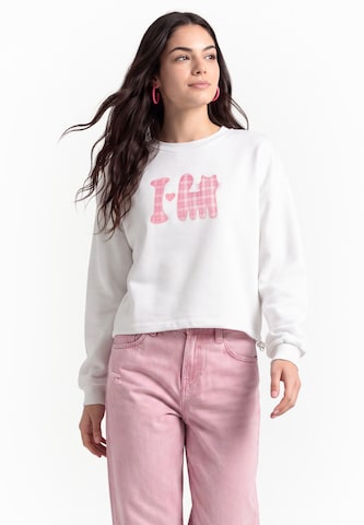 Sweat-shirt MYMO en blanc