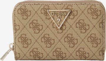 GUESS Portemonnee 'Laurel II' in Bruin: voorkant
