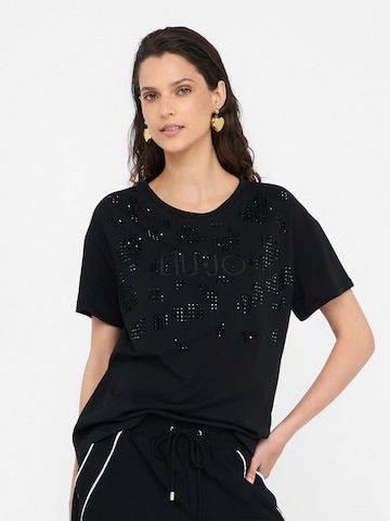 Liu Jo T-Shirt 'Better' in Schwarz: Vorderseite