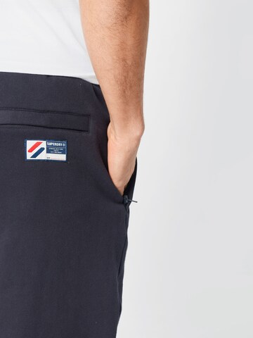 Superdry Regular Trousers in Blue