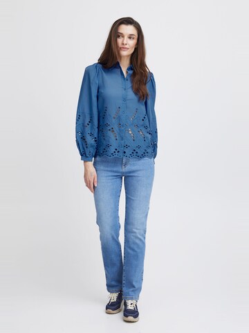PULZ Jeans - Blusa 'Karla' en azul