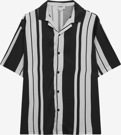 Pull&Bear Button Up Shirt in Black / White, Item view