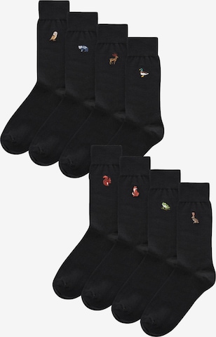 NextČarape - crna boja: prednji dio