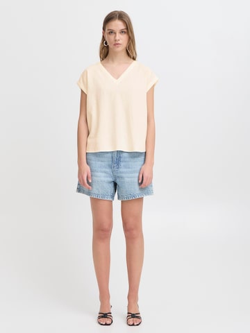 Chemisier 'IHLINNO' ICHI en beige