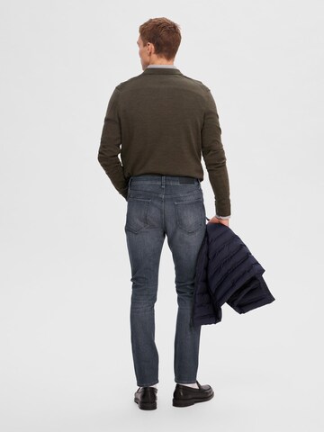 Slimfit Jeans di SELECTED HOMME in grigio