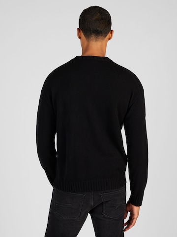 HUGO Red Pullover 'San Cassio' in Schwarz