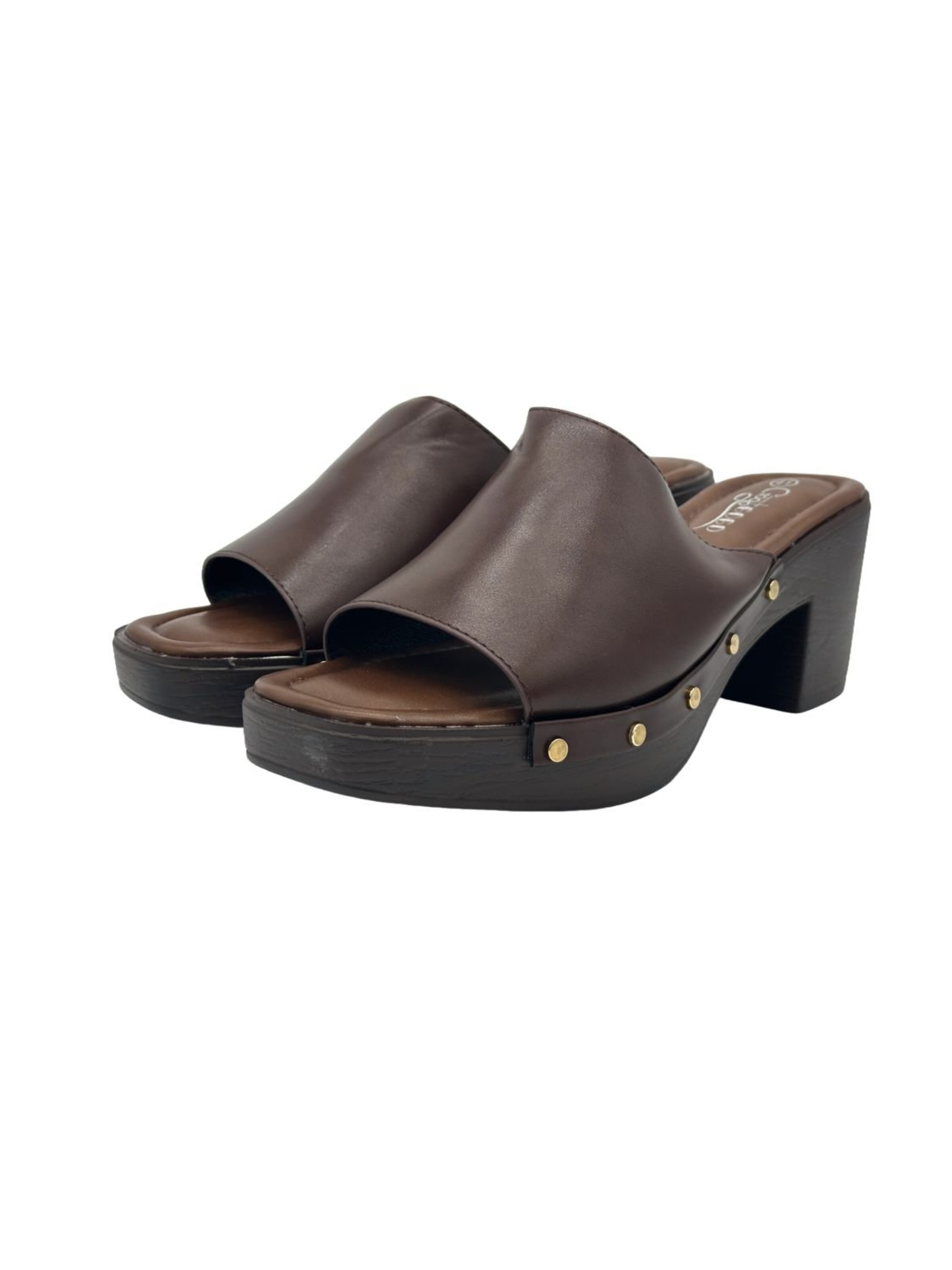 Nowaland Mules in Brown