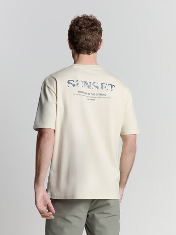No Excess Shirt in White: front