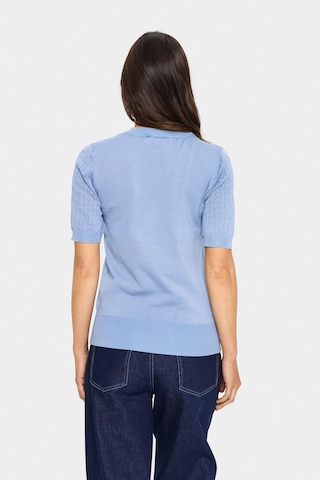 SAINT TROPEZ Sweater 'Mila' in Blue