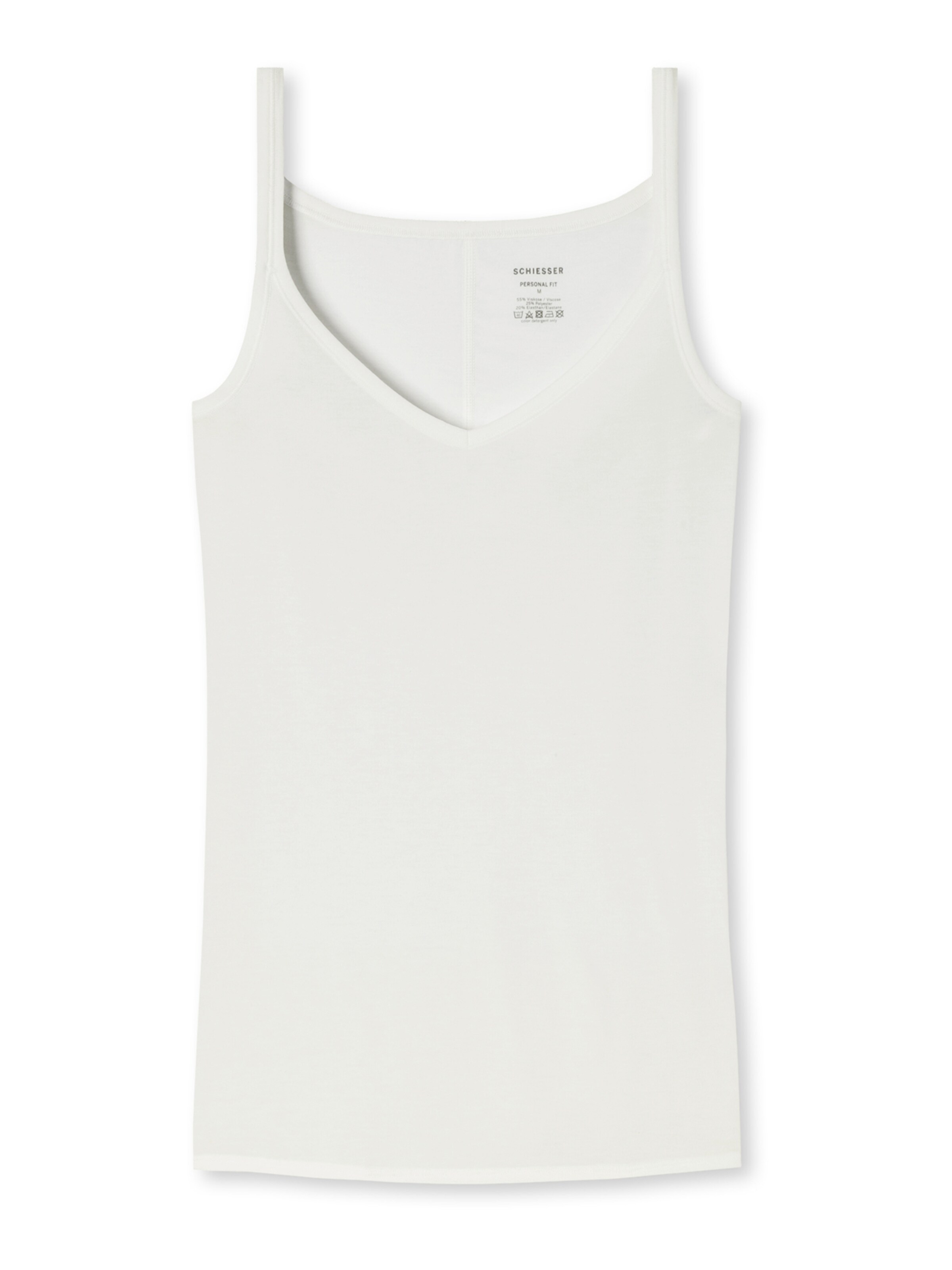 Maillot de corps SCHIESSER en blanc : devant