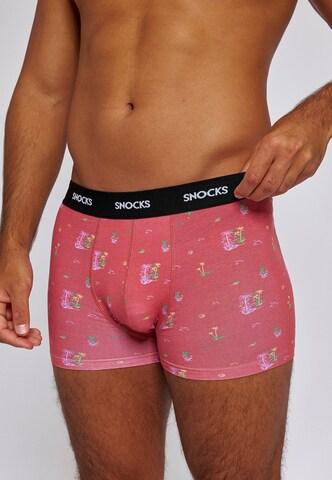 SNOCKS Boxer shorts in Green: front
