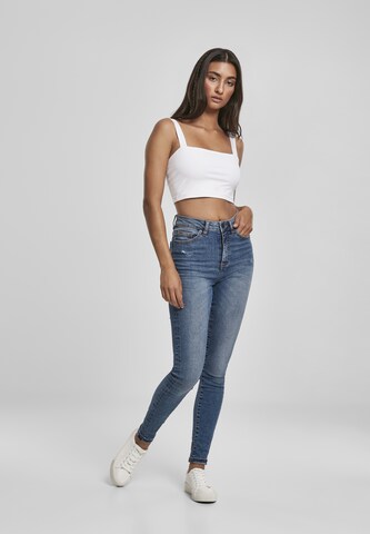 Urban Classics Skinny Jeans in Blauw