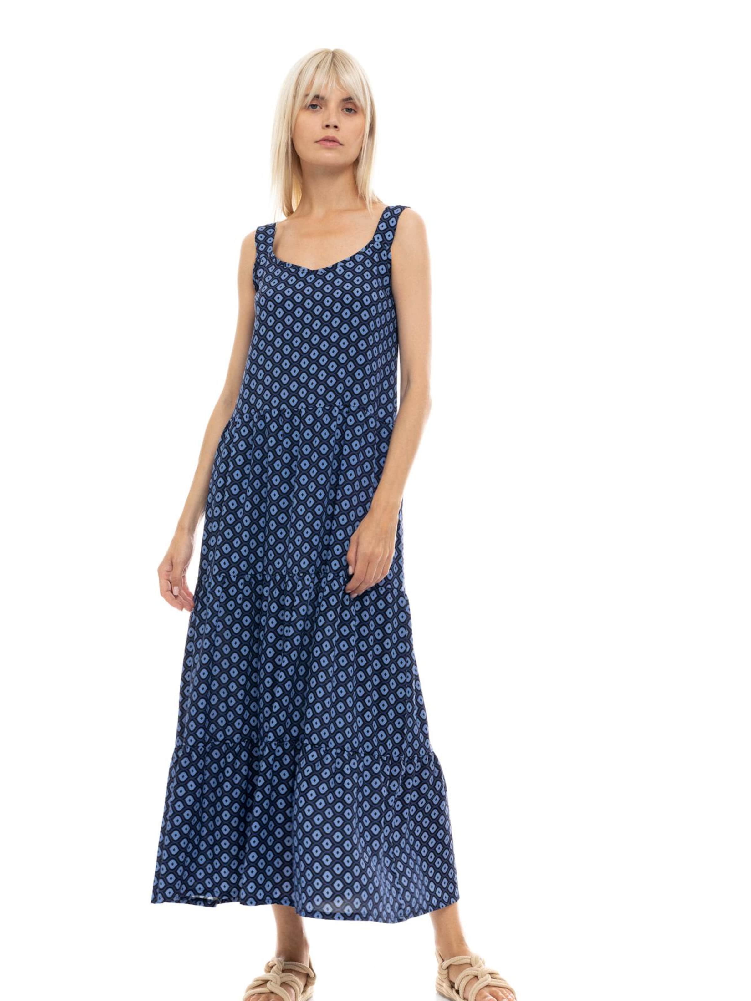 Pink Label Summer Dress in Blue: front