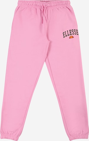 ELLESSE Tapered מכנסיים 'Meleta' בפינק: מלפנים