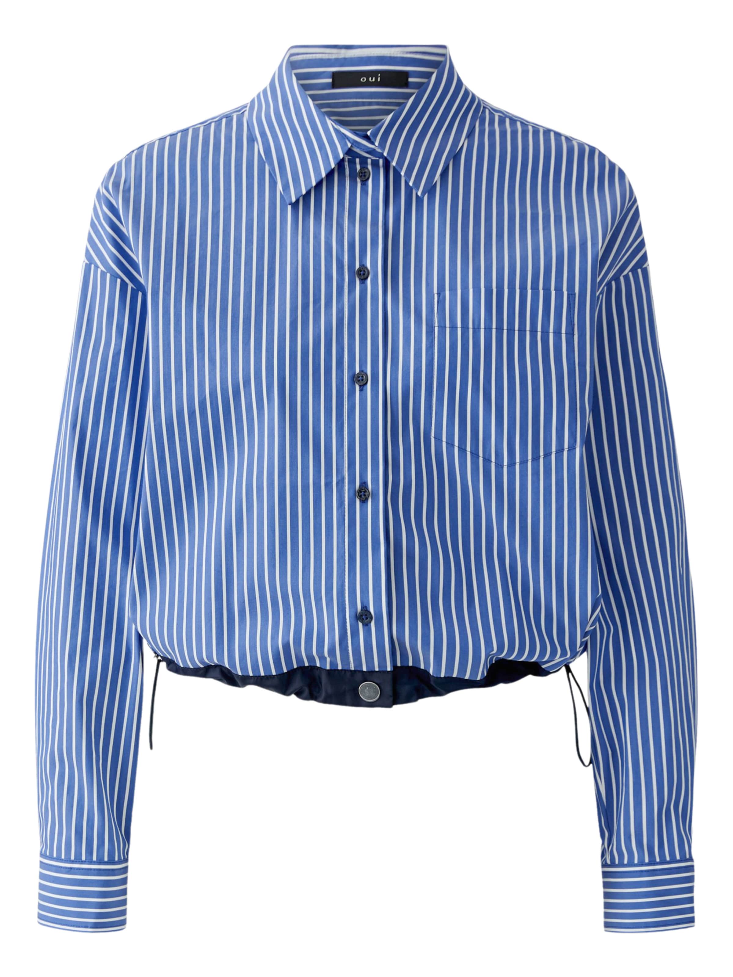 OUI Blouse in Blue: front