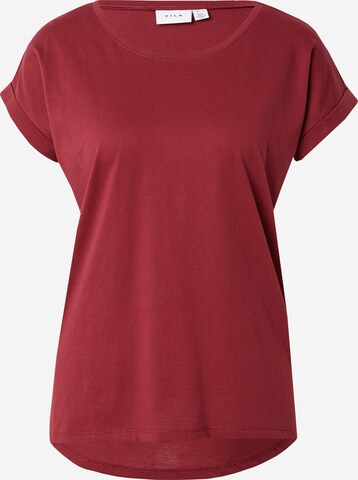 T-shirt 'VIDREAMERS' VILA en rouge : devant
