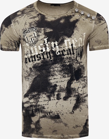 Rusty Neal T-Shirt in Braun: predná strana