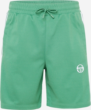 Regular Pantalon 'PIETRAPERTOSA' Sergio Tacchini en vert : devant