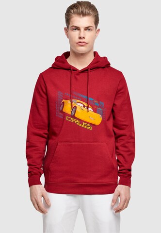 ABSOLUTE CULT Sweatshirt 'Cars - Cruz Ramirez' in Rood: voorkant