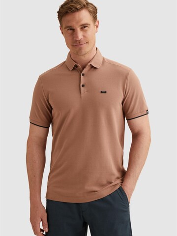 Maglietta 'Polo shirt in piqué blend' di VANGUARD in rosa: frontale
