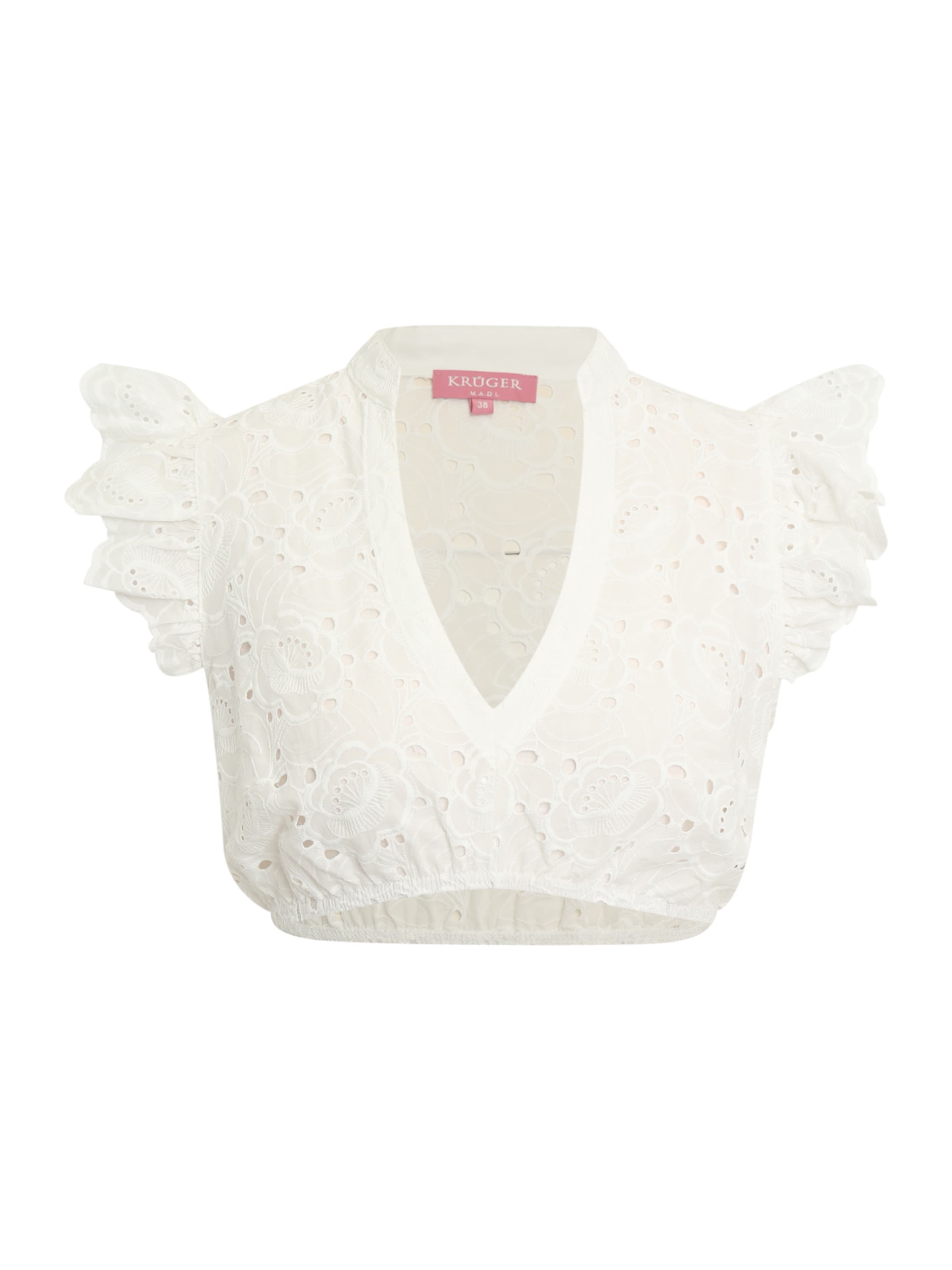 Krüger Madl Traditional Blouse in Beige: front