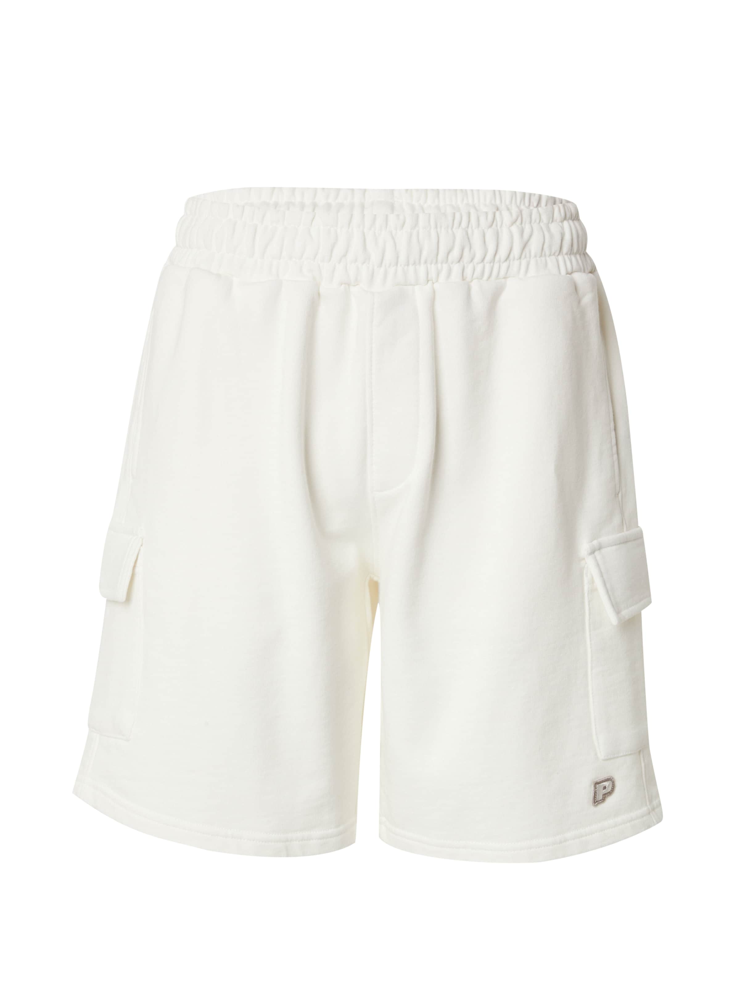 Pegador Regular Cargo trousers 'LEYTON' in White: front