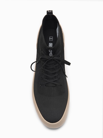 Ombre Sneakers hoog in Zwart